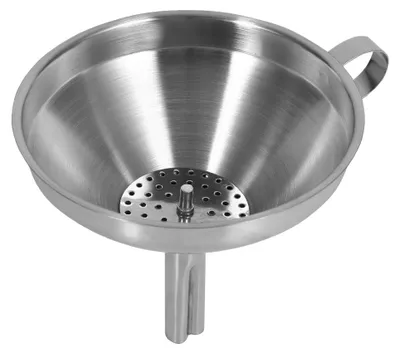 Produktbild von 1Pc Edelstahl Öl Wein Trichter Haushalt Küche Werkzeuge W/Abnehmbare Sieb Filter