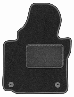 Produktbild von Fahrermatte Velours für Volkswagen Caddy 2K 2004-2010 (Minivan) – 1-tlg, Graphit, passgenau – Wielganizator LUX