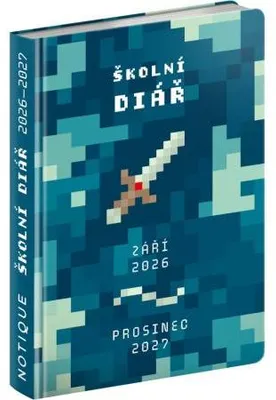 Immagine prodotto di NOTIQUE, agenda scolastica per appassionati di videogiochi (settembre 2026 – dicembre 2027), dimensioni 9,8 x 14,5 cm
