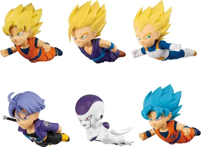 Zdjęcie produktu dla Figurki kolekcjonerskie Dragon Ball Tobimasu, 5 cm, zestaw (6 sztuk)