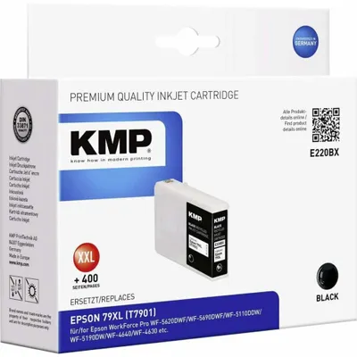 Obrázok produktu pre KMP E220BX, Čierna, Atrament na pigmentovej báze, 45 ml, 3000 strany
