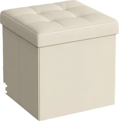 Produktbild von Zusammenklappbare Sitzbox mit Stauraum – 22 l – 30 x 30 x 30 cm – 130 kg