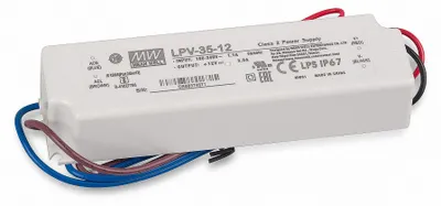 Produktbild von Mean Well LPV-35-12 SNT  12V/DC/0-3A/ 36W IP67