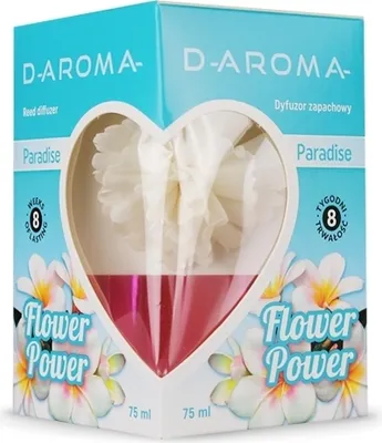 Produktbild von Duftdiffusor mit Blume D-aroma Flower Power 75ml Paradise Lufterfrischer