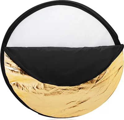 Zdjęcie produktu dla Andoer 24" 60 cm Disc 5 w 1 (złoty, srebrny, biały, czarny, przezroczysty) Wielofunkcyjny, przenośny, składany reflektor światła do studia fotograficznego