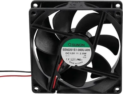 Obrázek produktu pro Sunon Fan - 12 V DC pouzdro - 92 X 92 X 25 mm