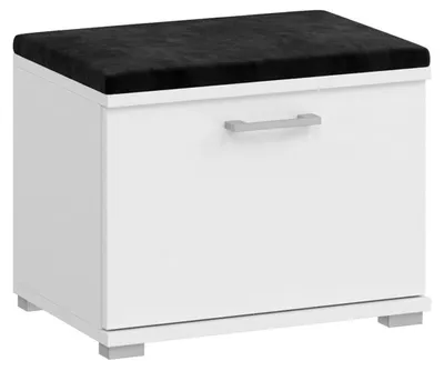 Produktbild von Schuhschrank Schuhbank mit Sitzfläche Weiß, 50x40x35 cm