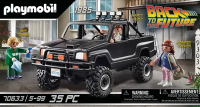Immagine prodotto di PLAYMOBIL 70633 Ritorno al futuro Il camioncino di Marty, 3 figure con accessori