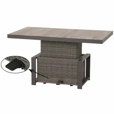 Produktbild von Siena Garden Corido Lifttisch Aluminium/Kunststoff/Keramik 130x75 cm