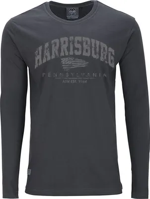 Produktbild von Übergrößen Longshirt Harrisburg grau AHORN SPORTSWEAR Iron Grey 3XL