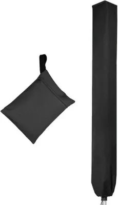 Produktbild von Famanu Schutzhülle für Wäschetrockner - wasserdichte Hülle aus 600D Oxford mit PVC-Beschichtung - schwarz