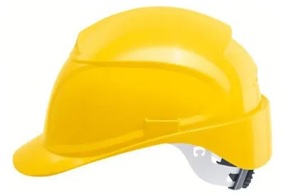 Productafbeelding van Uvex airwing B-WR 9762130 beschermhelm, geel, met ventilatieopeningen