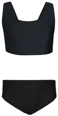 Produktbild von Aquarti Mädchen Sport Bikini Racerback Bustier & Bikinislip, Farbe: Schwarz, Größe: 164