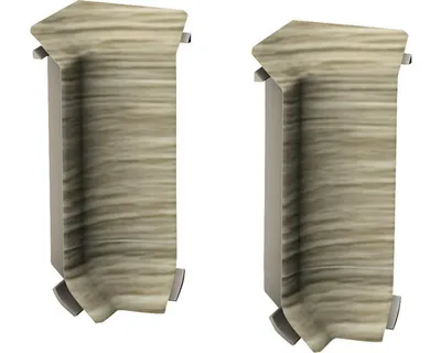 Produktbild von Prinz Innenecke für Klemmsockelleiste Eiche Barbate 48 x 19 mm 2 Stück