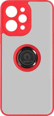 Produktbild von Avizar, Schutzhülle mit Ring-Halterung für Xiaomi Redmi 12, Rot