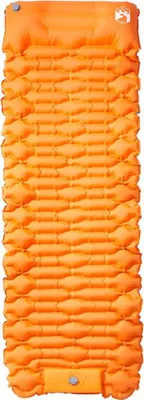 Obrázok produktu pre vidaXL Samonafukovacia podložka na spanie s vankúšom oranžová