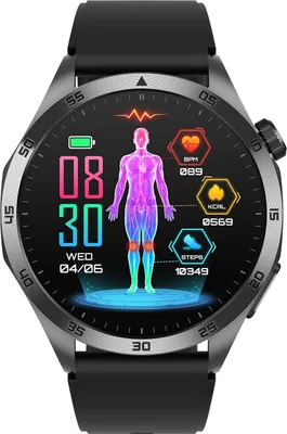 Produktbild von KARDENA® Care Pro 4 Plus - Health Watch 2025 mit SOS, AMOLED, 10 Messungen, wasserdicht IP68, Nachrichten, Anrufe, App-Unterstützung