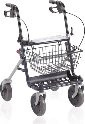 Produktbild von Moretti faltbarer Rollator aus Stahl – 4 Räder