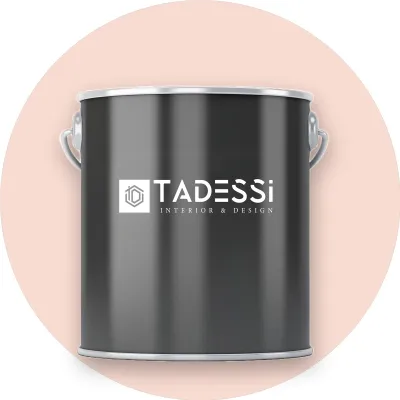 Produktbild von TADESSI Wandfarbe Rosa - Lehm - abwaschbare Innenfarbe matt - Dispersionsfarbe - Geruchsarm und Lösemittelfrei - 5 Liter Gebinde