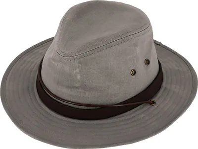 Produktbild von Fiebig Regenhut Flapper wasserabweisend mit Kinnband, grau, Gr. 59/L