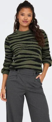 Image de Pull tricoté doux et chaud à col rond et manches longues | XS