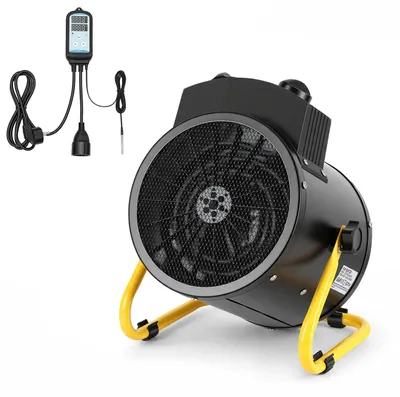 Immagine prodotto di Stufetta elettrica Vigevee da 2000 W con termostato digitale, fino a 3000 W, ideale per serre