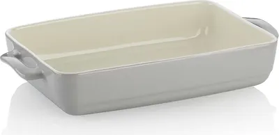 Image de Keramik-Auflaufform MALIN 37,5 x 22 cm grau