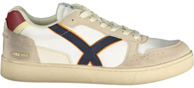 Image de Chaussure de sport blanche pour homme avec détails colorés et semelle intérieure amovible