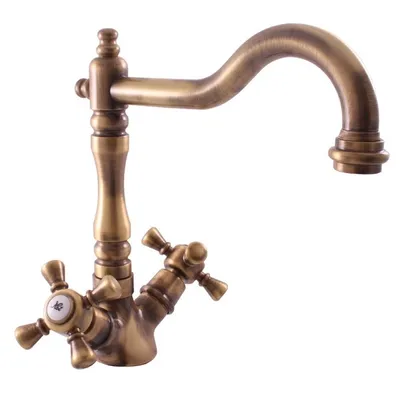 Immagine prodotto di Slezák-RAV Slezák RAV Morava Retro MK320/8SM Miscelatore per lavello Colore: ottone vecchio, Dimensione: 1/2''
