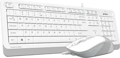 Zdjęcie produktu dla Zestaw klawiatury i myszy A4Tech F1010, biay