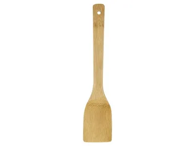 Produktbild von Bambus Spatel 30cm | Holzlöffel | Wok-Löffel | Wok-Spatel | Pfannenwender aus Bambus