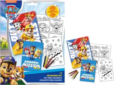 Produktbild von Paw Patrol Duty Calls Malset für Kinder