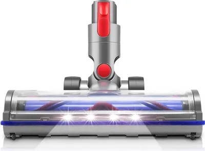 Produktbild von Rollbürstenkopf - Ersatzteil für V7 V8 V10 V11 V15 Akkustaubsauger - LED-Licht - Bodendüse - ABS - Blau