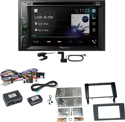 Produktbild von Pioneer AVH-A3200DAB Bluetooth Digitalradio Einbauset für Mercedes SLK R171