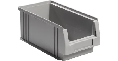 Produktbild von LA-KA-PE Sichtlagerkasten PLK 3a B150xT290xH125 mm grau