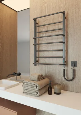 Immagine prodotto di ELNA Cascade Lux 8 Termosifone elettrico da bagno 158W 810x530 mm nero