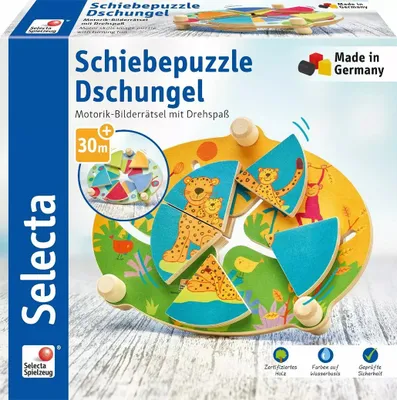 Immagine prodotto di Selecta, puzzle scorrevoli nella giungla, colorati