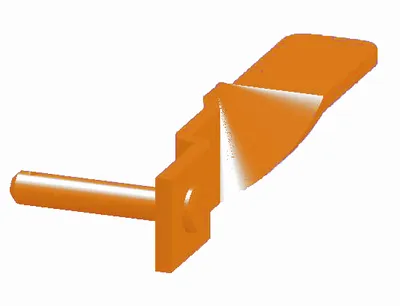 Produktbild von ATIKA Ersatzteil | Bremspedal komplett für Betonmischer A 180 / Comet 130 S / Dynamic / Expert / Format 150 / M / Profi / SX / Rekord / Universal