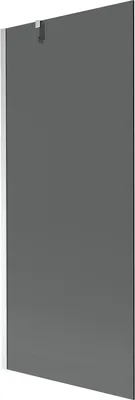 Produktbild von Mexen Next 1-Flügel-Badewannenwand 80 x 150 cm, Graphit, chrom - 895-080-000-00-40-01