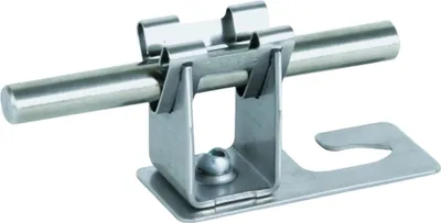 Produktbild von DEHN Dachleitungshalter für Wellplattendächer, Profil 5/8, mit DEHNgrip, Rd 8mm, NIRO, 1 Stk.