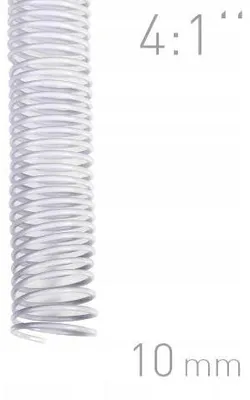 Immagine prodotto di Spirali per rilegatura trasparenti da 10 mm, formato A4