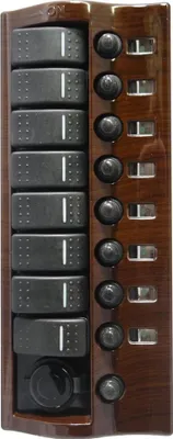Image de Tableau de9 touches acajou , 1 pièce