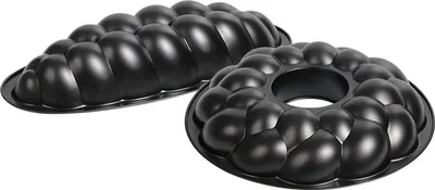 Produktbild von KAISER Hefeformen-Set 2-teilig Hefekranzform Hefezopfform Hefekranzform Ø 32 cm Hefezopfform 38 cm Blech Handwäsche