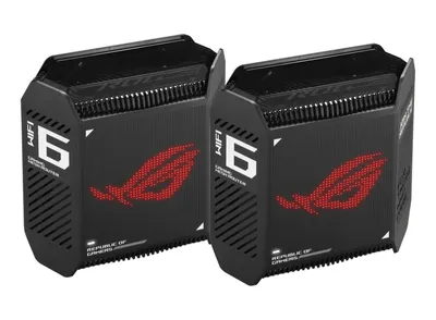 Produktbild von ASUS ROG Rapture GT6 (B-2-PK) Tri-Band (2,4 GHz / 5 GHz / 5 GHz) Wi-Fi 6 (802.11ax) Schwarz 4 Intern