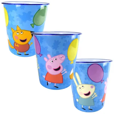 Produktbild von Papierkorb für Kinder aus Kunststoff ca. Ø 21 cm mit Zeichentrickmotiv