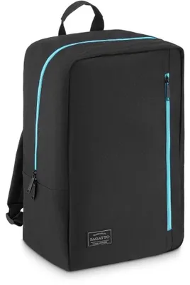 Produktbild von Zagatto ZG832 Szwarz Reiserucksack für Flugzeug Rucksack Sportrucksack Universalrucksack für Schule Rucksack für Damen und Herren Rucksack für Wizzair und andere 40x25x20 20L Sporttaschen Laptoprucksack