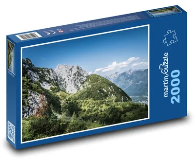 Produktbild von Puzzle 2000 Panorama von Berglandschaft - martinpuzzle