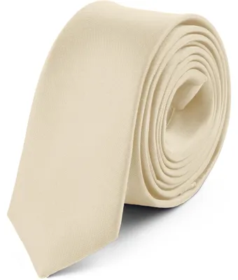 Produktbild von Ladeheid Herren Schmale Krawatte SP-5 (150cm x 5cm, Beige36)