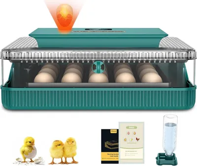 Produktbild von AIORBER 25 Eier Inkubator mit automatischem Eierwender, Feuchtigkeitsanzeige, Eierkandierer, zum Ausbrüten von Hühner, Enten, Wachteleiern