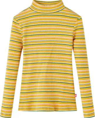 Produktbild von Kinder-Langarmshirt Halbrollkragen Ocker 116